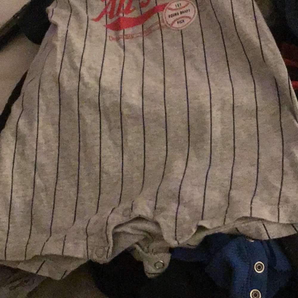 Carter’s 24M Baseball One piece - Picture 2 of 2